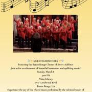 Sweet Harmonies 3-8-26